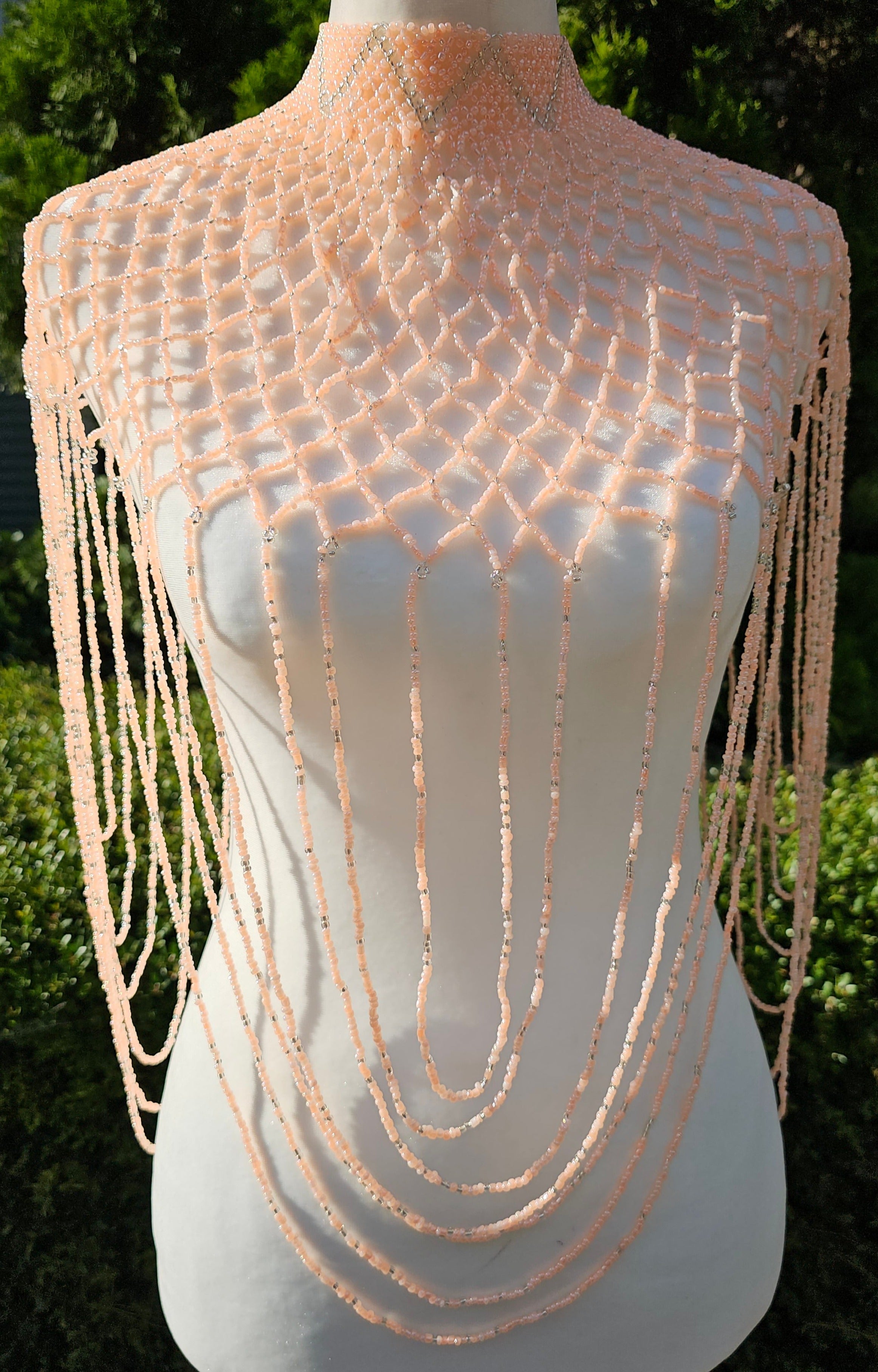 Soft Pink Body Necklace