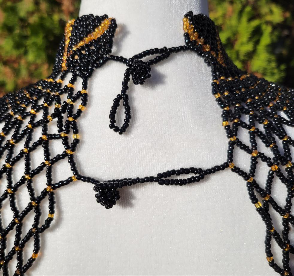 Black & Gold Body Necklace