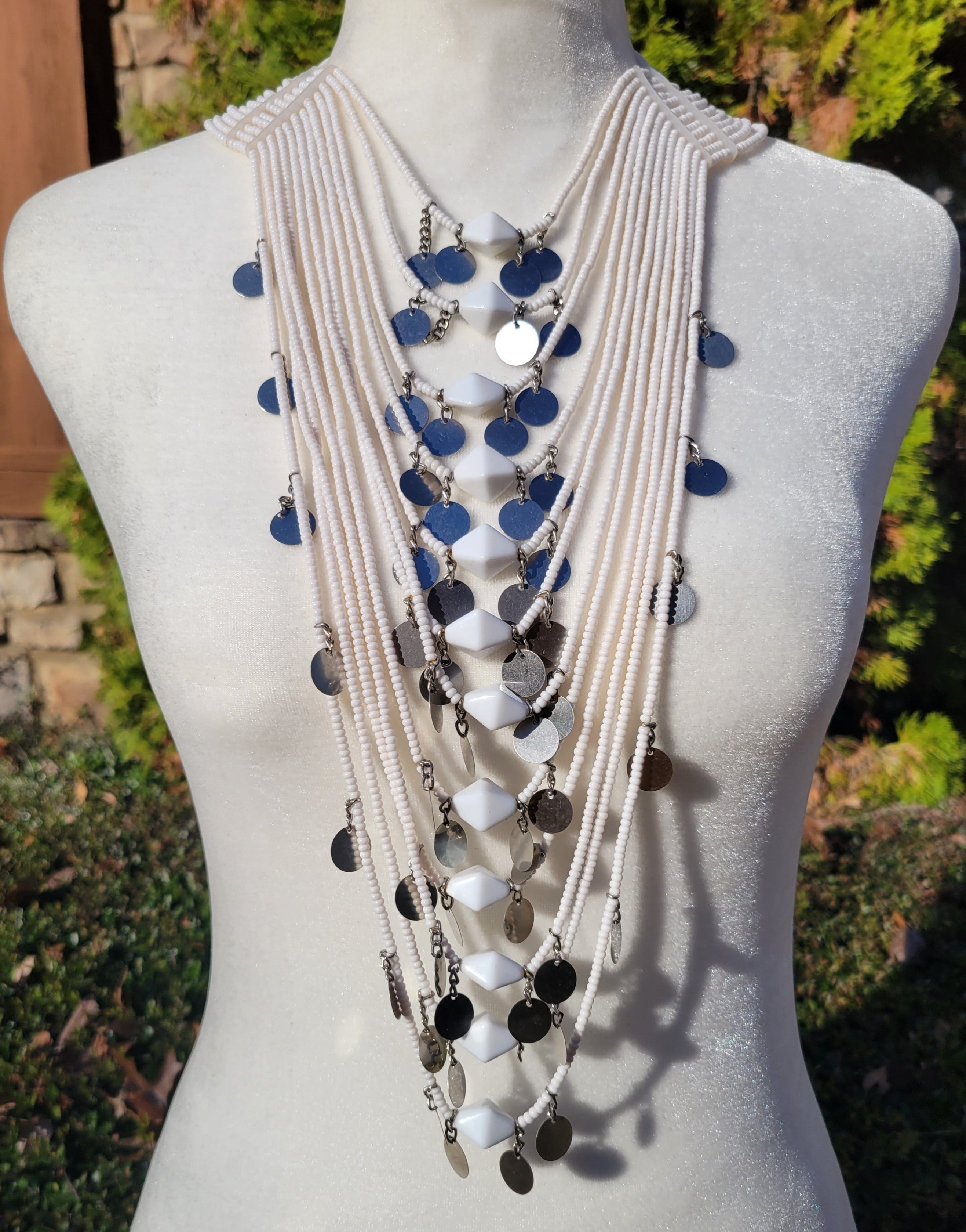 White Maasai Necklace